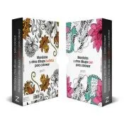 Estuche Mandalas y otros dibujos para colorear