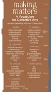 Making Matters: A Vocabulary for Collective Arts