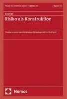 Risiko ALS Konstruktion: Studien Zu Einer Interdisziplinaren Risikodogmatik Im Strafrecht