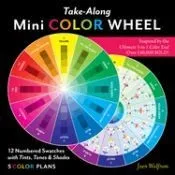 Take-Along Mini Color Wheel: 12 Numbered Swatches with Tints & Shades, 5 Color Plans