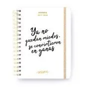 Agenda escolar 2019-2020 Defreds. Ya no quedan miedos, se convirtieron en ganas