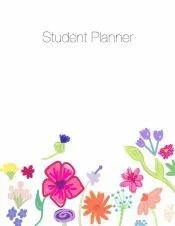 Student Planner, Organizer, Agenda, Notes, 8. 5 X 11, Undated, Week at a Glance, Month at a Glance, 146 Pages