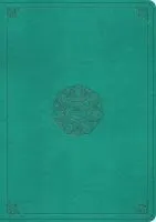 ESV Study Bible (Trutone, Turquoise, Emblem Design)
