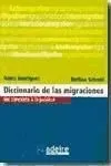 DICCIONARIO DE LAS MIGRACIONES