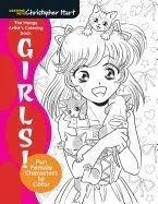 The Manga Artist's Coloring Book: Girls!: Fun Female Characters to Color