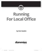 Running for Local Office for Dummies