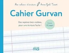 Cahier Gurvan 3 Mm: Des Repères Bien Visibles Pour Une Écriture Facile