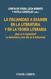 La italianidad a examen en la literatura y en la teoría