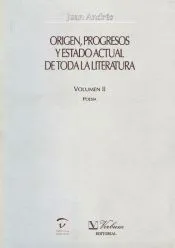 Origen, progresos y estado actual de toda la literatura. Poesía