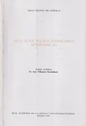 Aita Juan Mateo Zabalaren sermoiak (I)
