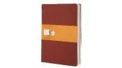 Moleskine Cahier Journal (Set of 3), Extra Large, Ruled, Cranberry Red, Soft Cover (7.5 X 10)