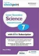 Cambridge Checkpoint Lower Secondary Science Teacher's Guide 7 with Boost Subscription Booklet