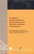 Principles of European Family Law Regarding Divorce and Maintenance Between Former Spouses