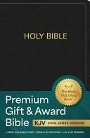 KJV Holy Bible: Premium Gift and Award Bible, Black Imitation Leather: King James Version Bible