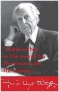 Frank Lloyd Wright Portrait Magnet