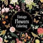 Vintage Flowers Coloring (Keepsake Coloring Book)