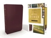 The King James Study Bible, Bonded Leather, Burgundy, Full-Color Edition