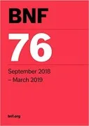 Bnf 76 (British National Formulary) September 2018