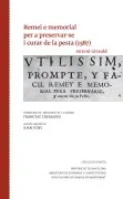 Remei E Memorial Per A Preservar-Se I Curar De La Pesta (1587)