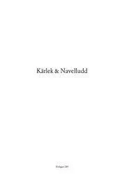 Kärlek & Navelludd
