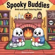 Bold & Easy Spooky Buddies Coloring Book