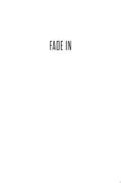 Fade in: A Thriller