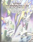 AUSTRALIA Divine Photography Prints in a Book Newport Beach Rose Cacti: Super Digital Modern Art Images Gift or Collect with Blank Page on the left fo