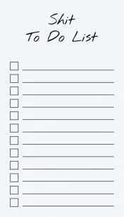 To Do List Notepad