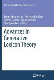Advances in Generative Lexicon Theory