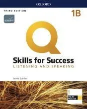 Q Skills for Success (3rd Edition). Listening & Speaking 1. Split Student's Book Pack Part B