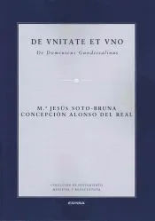 De Vnitate et Vino : de Dominicus Gundissalinus