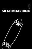 Skateboarding Notebook: Blank Lined Skateboarding Journal for Kids Skateboarder and Coach - College Ruled 120 Pages