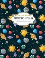 Composition Notebook Keep Moving Forward: College Ruled and 120 Lined pages notebook