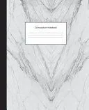 Composition Notebook: White Stone Marble College Ruled Blank Lined Cute Notebooks for Girls Teens Kids School Writing Notes Journal (7.5 X 9