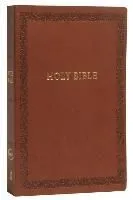 NKJV, Holy Bible, Soft Touch Edition, Imitation Leather, Brown, Comfort Print