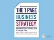 THE ONE PAGE BUSINESS STRATEGY STREAMLI