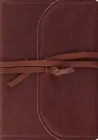 ESV Journaling Bible, Interleaved Edition (Natural Leather, Brown, Flap with Strap)